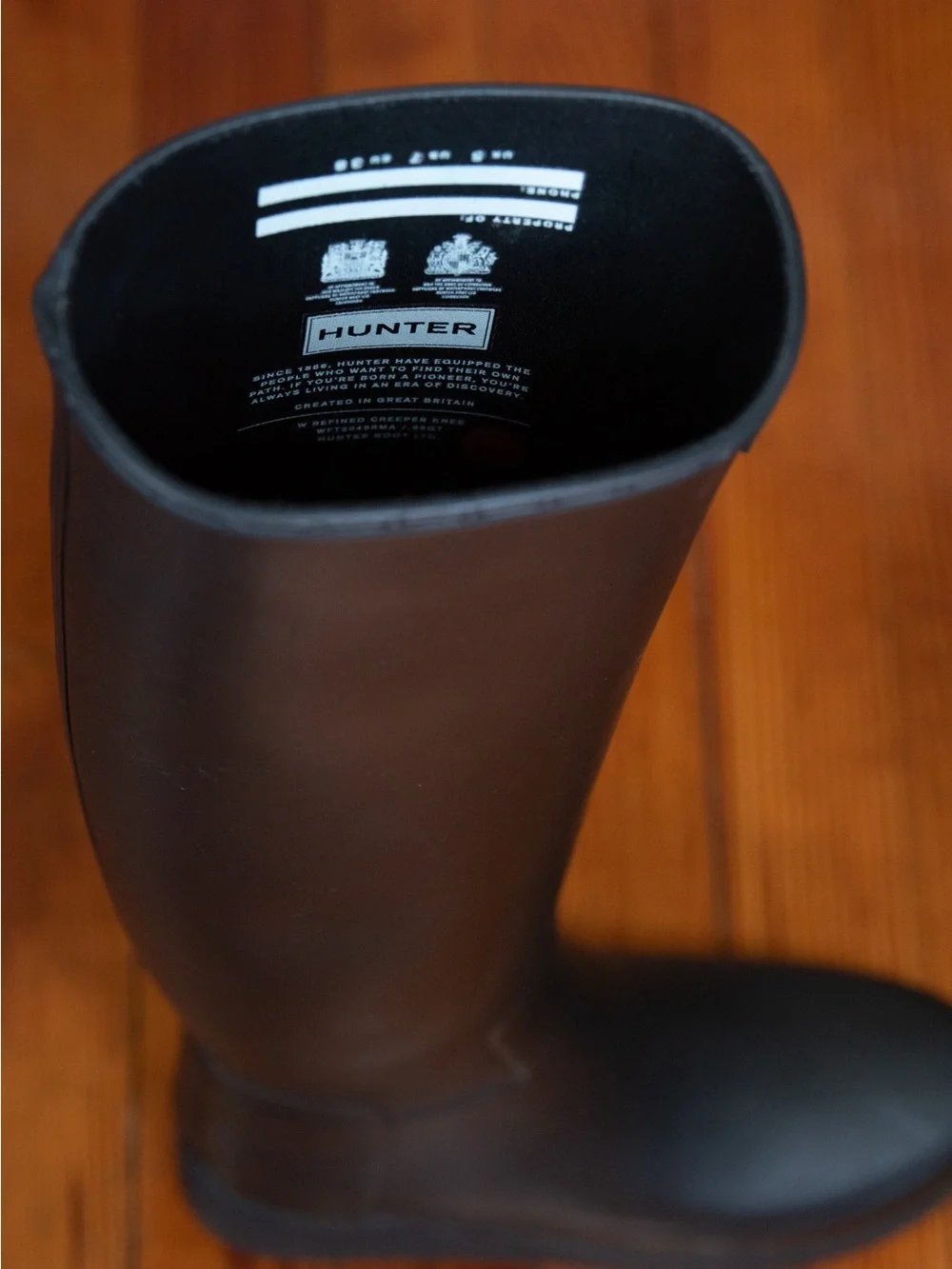 Hunter Black Over-the-Knee Waterproof Rain Boots